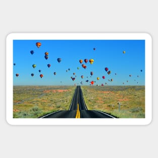 Balloon highway Sticker